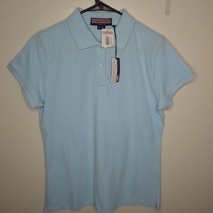 Vineyard Vines Shoreline Blue Polo